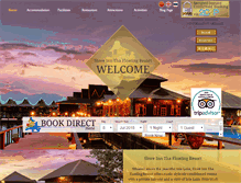 Tablet Screenshot of inlefloatingresort.com